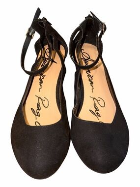 American Rag Black D'Orsay Ankle-Strap